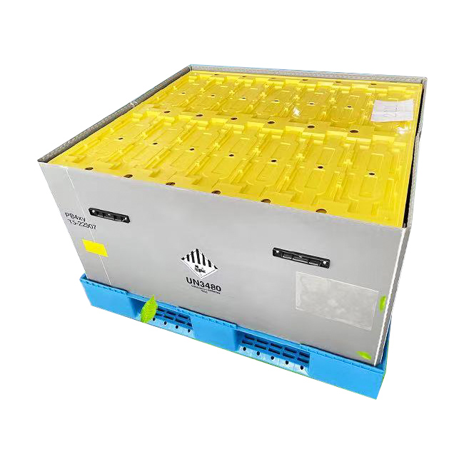 Scatola per pallet quadrata in plastica dura