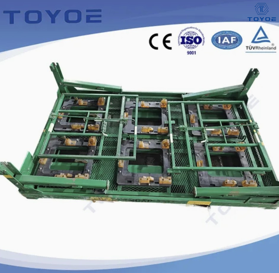 TOYOE Scaffale per componenti di motori automobilistici per soluzioni di stoccaggio e trasporto in acciaio per carichi pesanti