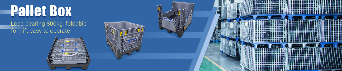 Pallet pieghevole in plastica