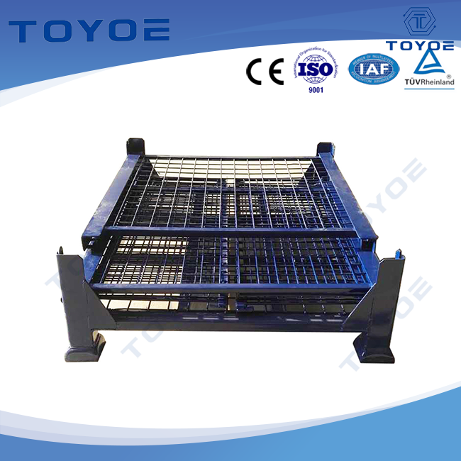 Raffuggi in metallo impilabile: risparmio spaziale, riduzione delle perdite, essenziale per la produzione.