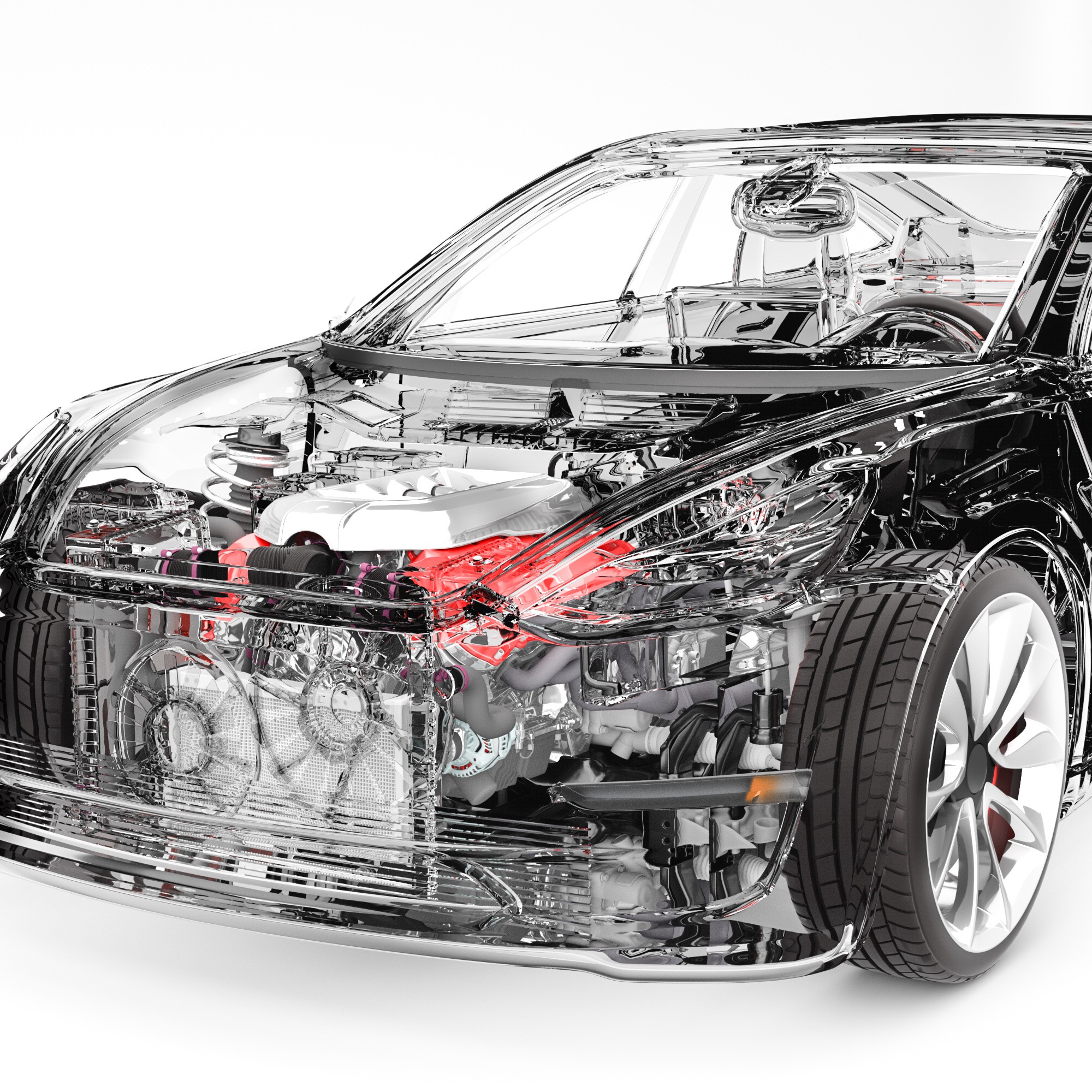  l'imballaggio di componenti automobilistici