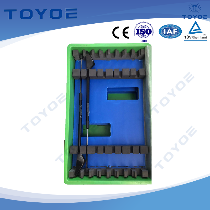 Cassetta degli strumenti pieghevole HDPE blu