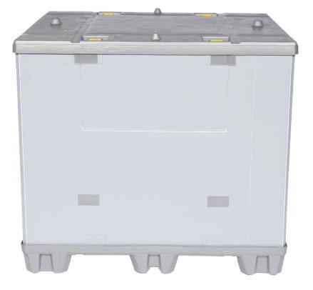 Scatola pallet grigia