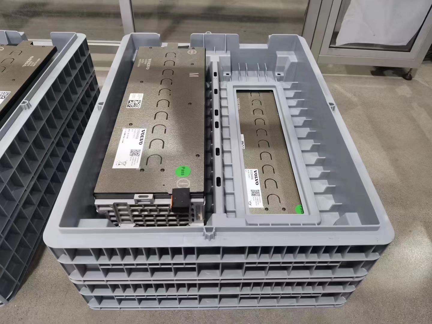 Contenitore per l'imballaggio della batteria