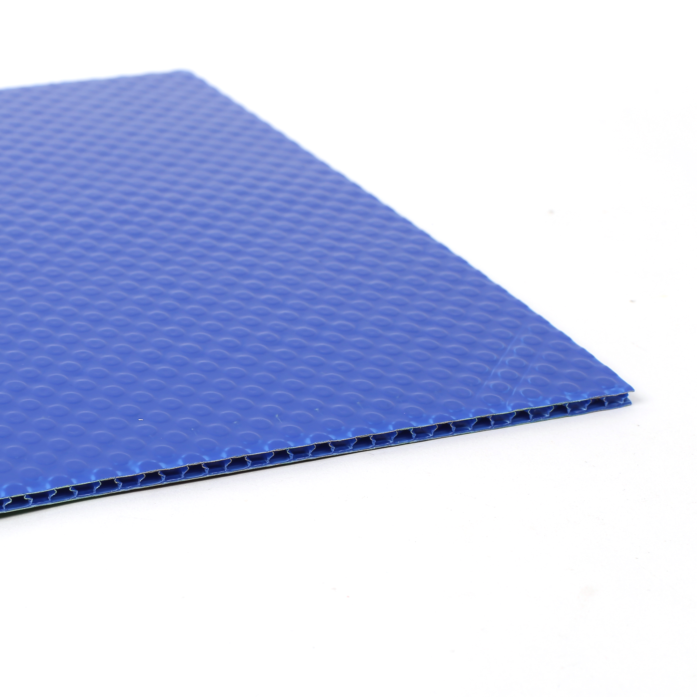 Pannello in tamburato blu