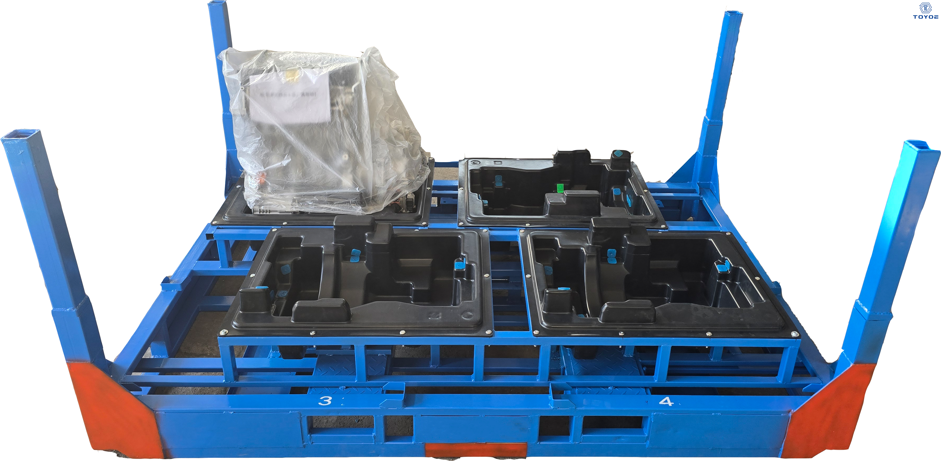 Rastrelliera metallica per carichi pesanti regolabile di livello industriale | Stoccaggio dedicato per motori automobilistici | TOYOE