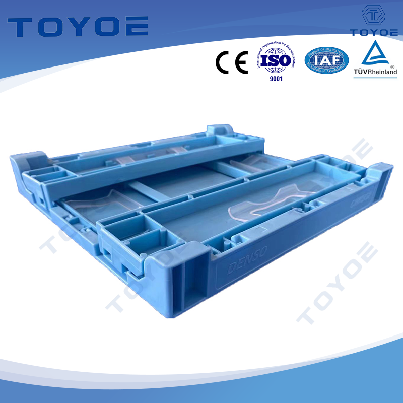Cassetta degli strumenti pieghevole HDPE blu