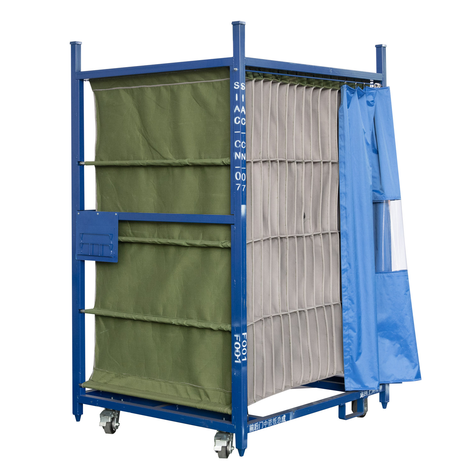 Box riciclabile di ferro riciclabile pieghevole zincabile eclvanibile.