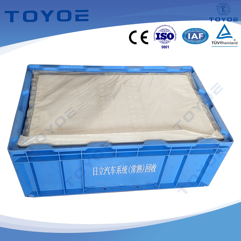 Cassetta degli strumenti pieghevole HDPE blu