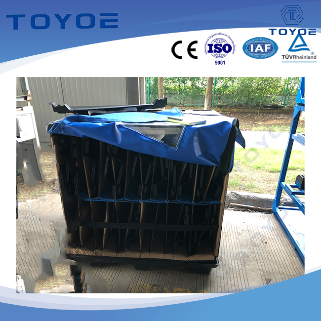 Contenitore di pallet di plastica durevole, fodere personalizzabili incluse