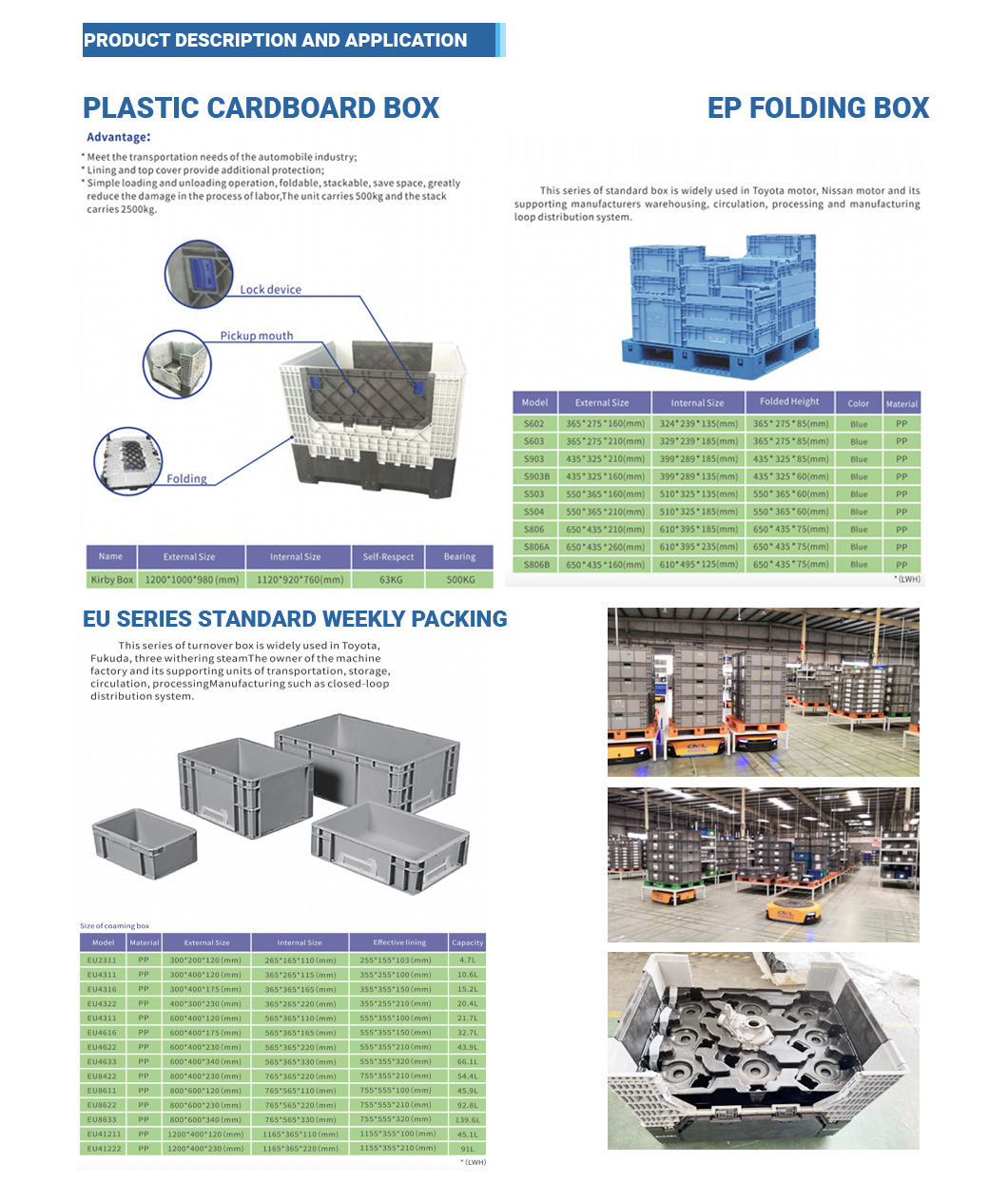 plastica in plastica scatola 