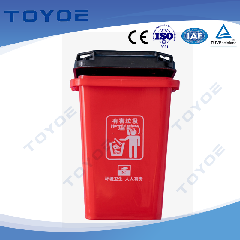 Riciclatore ecologico a doppio scomparto per stazioni urbane all'aperto