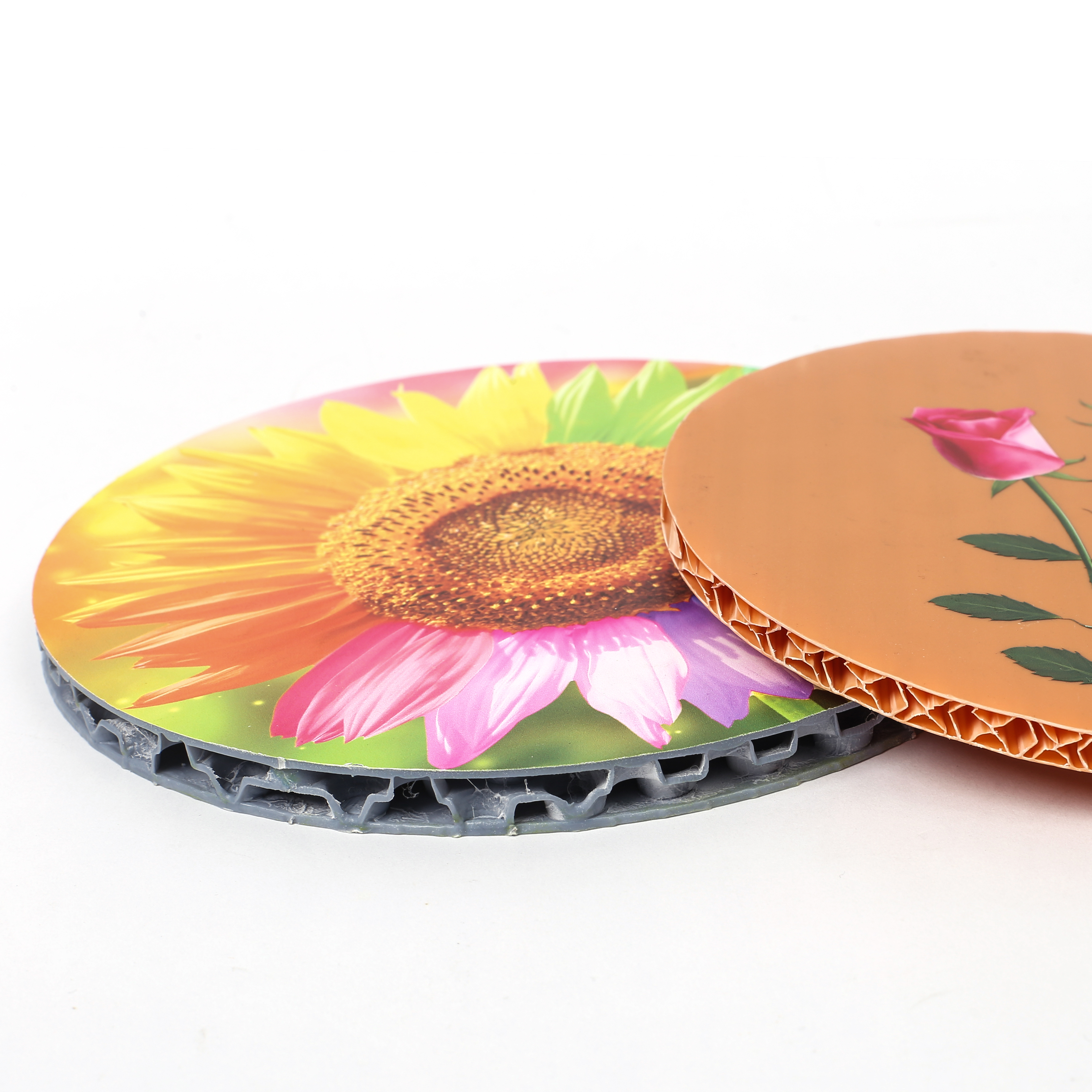 Pannello a nido d'ape con motivo stampato