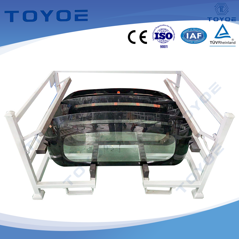 Rack metallici certificati UE per parabrezza automobilistico.