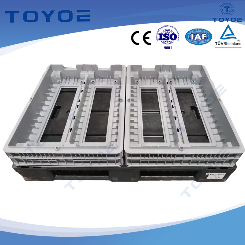 Forme personalizzate per contenitori per imballaggi per celle a batteria HDPE