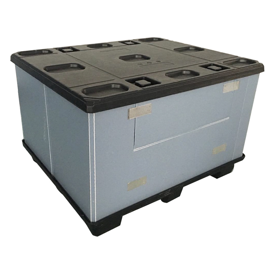Collapsible Dust-proof PP Plastic Bulk Container